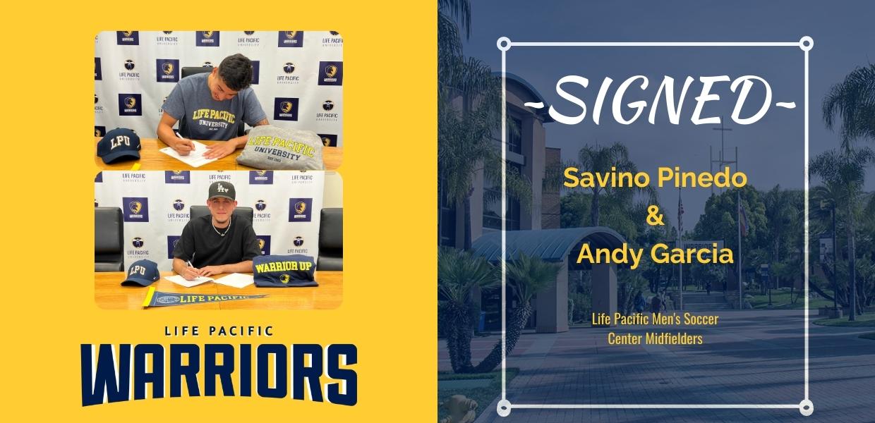 Warriors Men's Soccer Adds Two Center Midfielders with Signing of Pinedo and Garcia