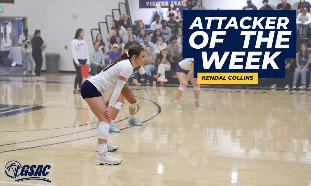 Kendal Collins Named GSAC Attacker of the Week