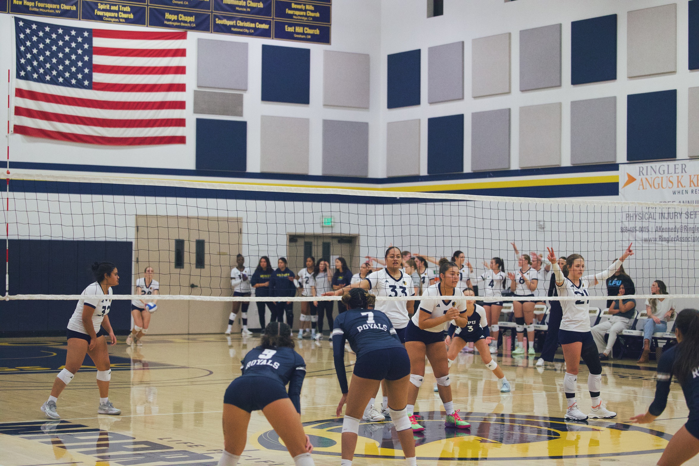 Warriors Rally Past Hope International in Five Set Thriller